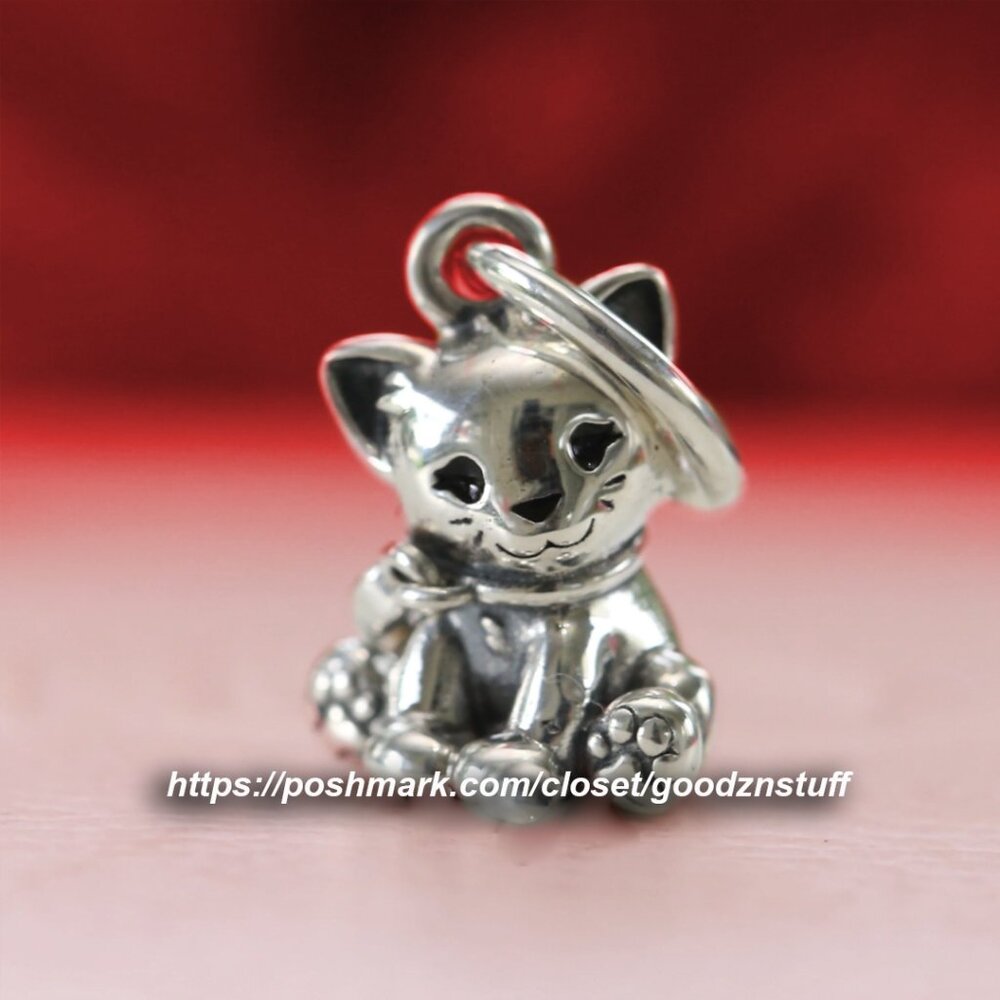 Pandora Kitty-Cat Dangle Charm 798011EN16